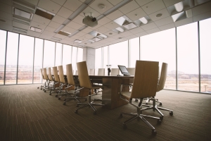 espace de travail pour un séminaire de direction