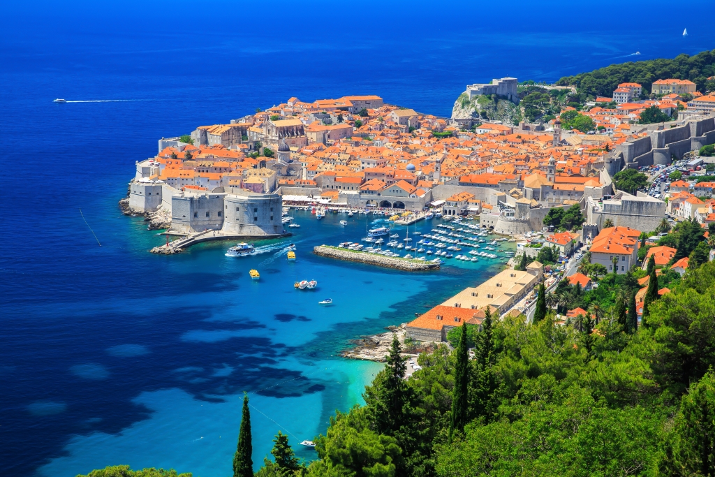 Séjour incentive à Dubrovnik, vue sur la vieille ville et son port