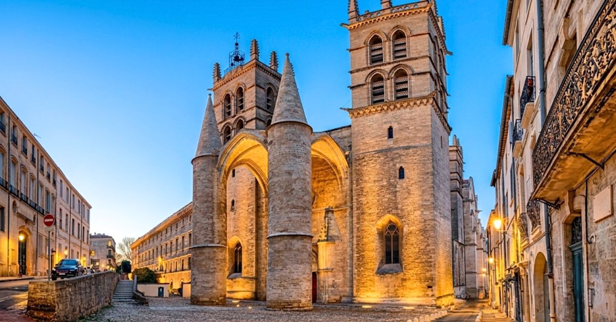 Cathédrale Saint-Pierre de Montpellier, patrimoine historique de l'Écusson pour des événements de prestige