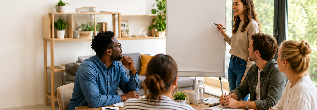 19. Top 10 des idées d’activités pour un séminaire d’entreprise réussi Facile à lire : atelier culinaire, escape game, randonnée, atelier RSE, conférence, activité créative.