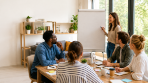 19. Top 10 des idées d’activités pour un séminaire d’entreprise réussi Facile à lire : atelier culinaire, escape game, randonnée, atelier RSE, conférence, activité créative.